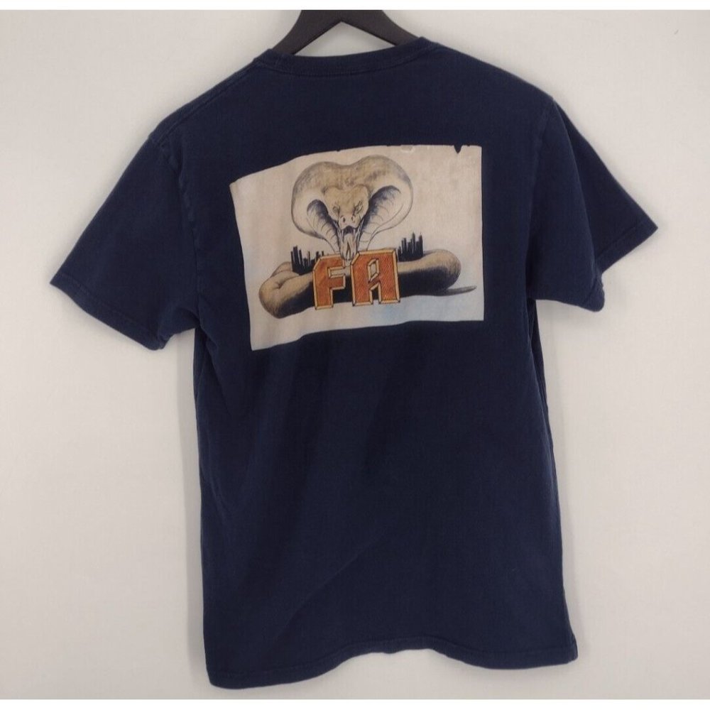 FuckingAwesome FA Snake Cobra City Skate Jason Dill Supreme Blue T-Shirt Mens M